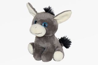 Obrázek z Osel sedící plyš 13cm (6) 
